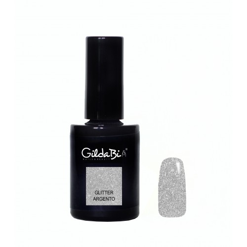 Smalto Glitter Argento 8g